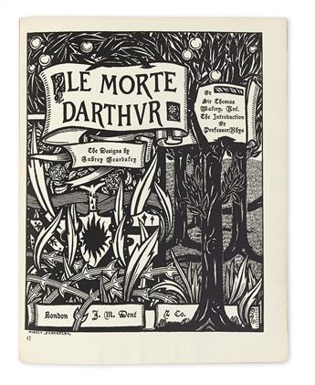 BEARDSLEY, AUBREY. Le Morte dArthur Portfolio.